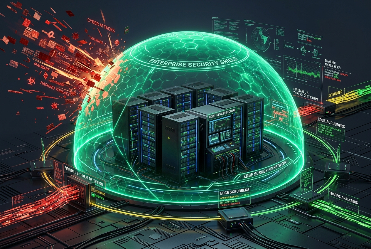 Mitigating Multi-Terabit DDoS Attacks at the Edge with Clouds Panel